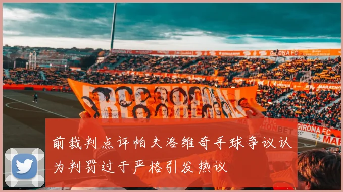 前裁判点评帕夫洛维奇手球争议认为判罚过于严格引发热议